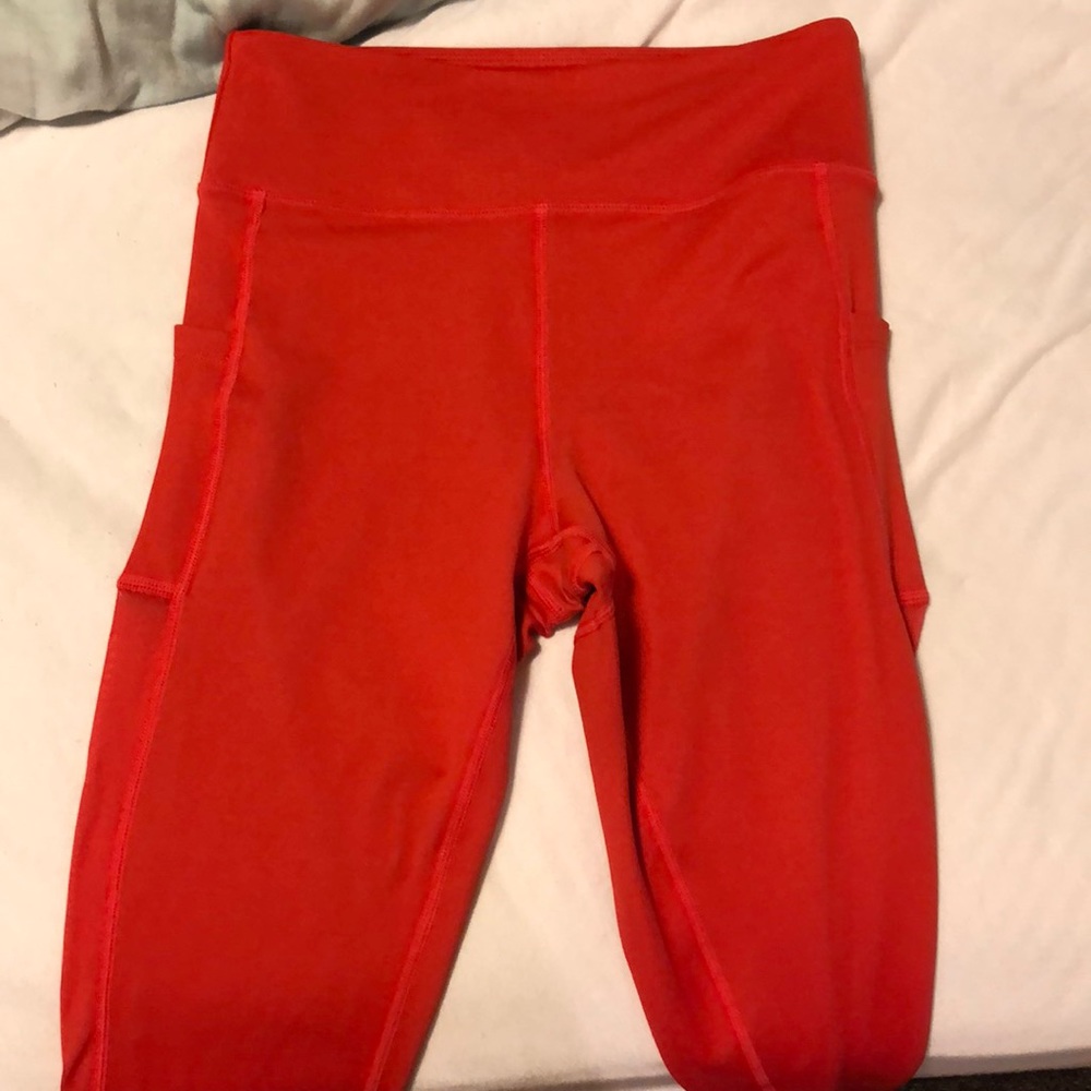 XXIV Active red/orange leggings with pockets